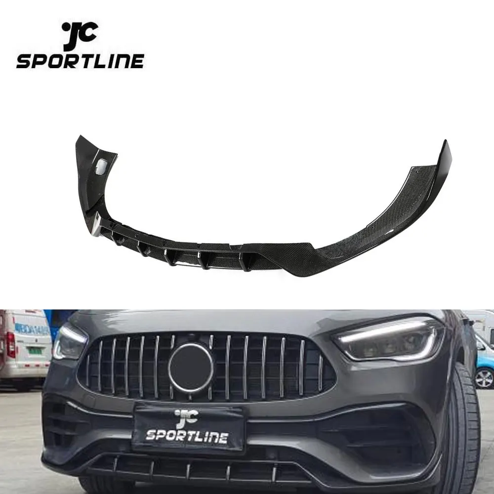 

Carbon Fiber GLA250 Car Bumper Front Lip for Mercedes Benz H247 GLA35 AMG Sport 2020 2021