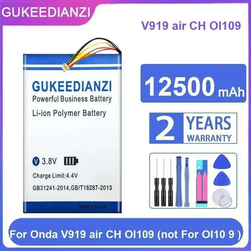 

Высокоэффективный аккумулятор для ноутбука Onda V919 Air CH OI109, не OI10 9, долговечный, 12500 мАч
