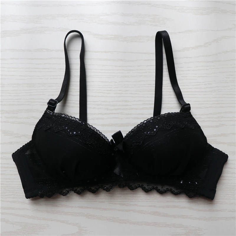 2022 underwire half cup 3/4 sexy bra size AB 70-85 soft push up underwear for women