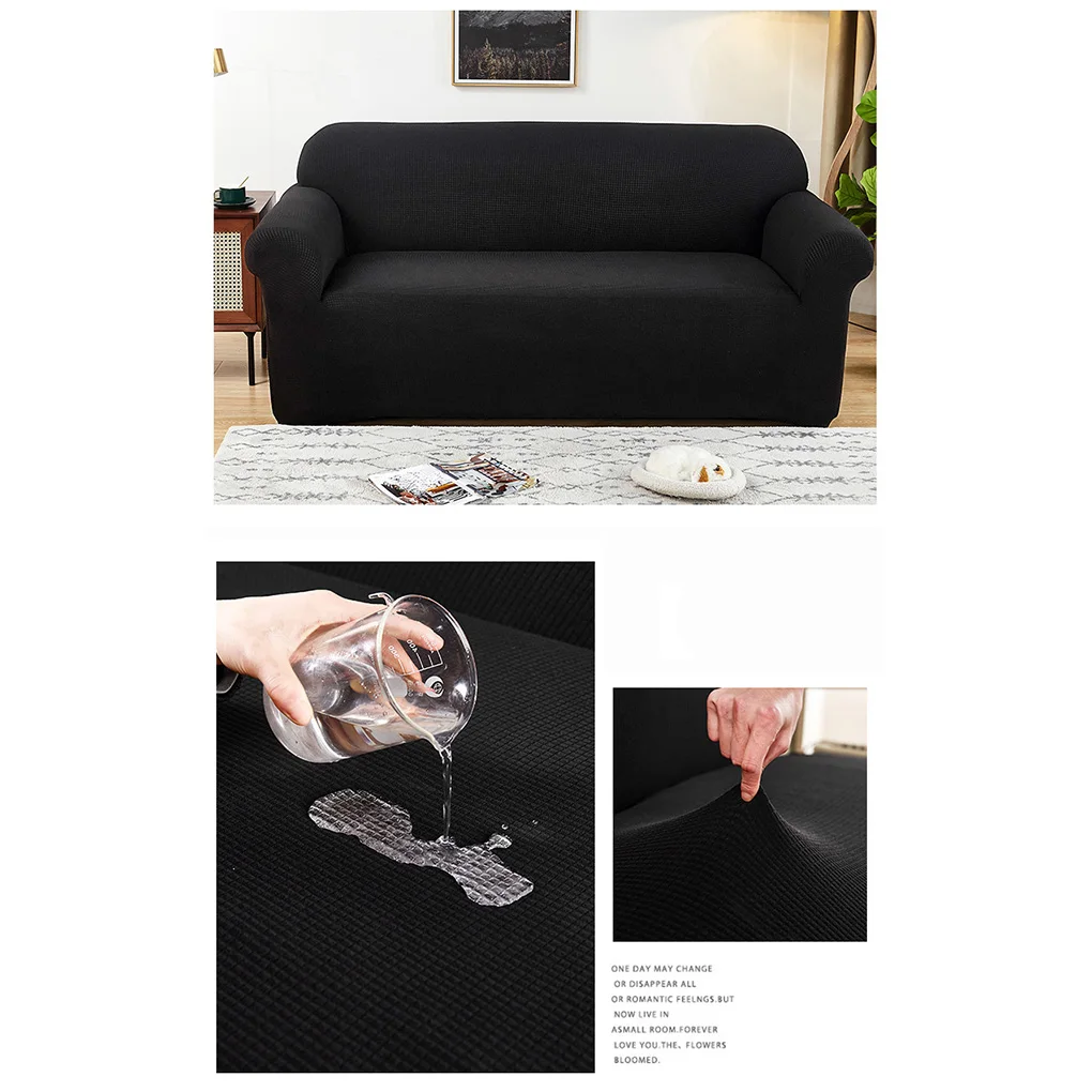 3 Seats Sofa Cover Universal Waterproof Elastic Slipcover Couch Sleeve