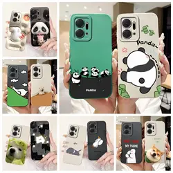 For Honor X7 X7a X7b Case Cute Panda Cartoon Cover Soft TPU Phone Case For Honor X7b X 7a HonorX7 HonorX7a HonorX7b Fundas Coque