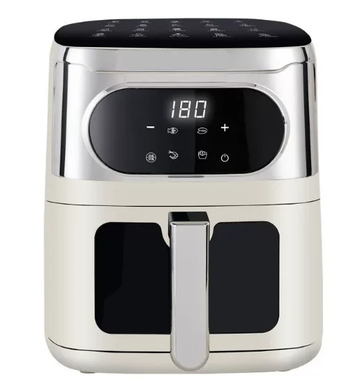Large Window Air Fryer Oven Intelligent Timing Electric Smart Air Fryer With Touch Screen Control