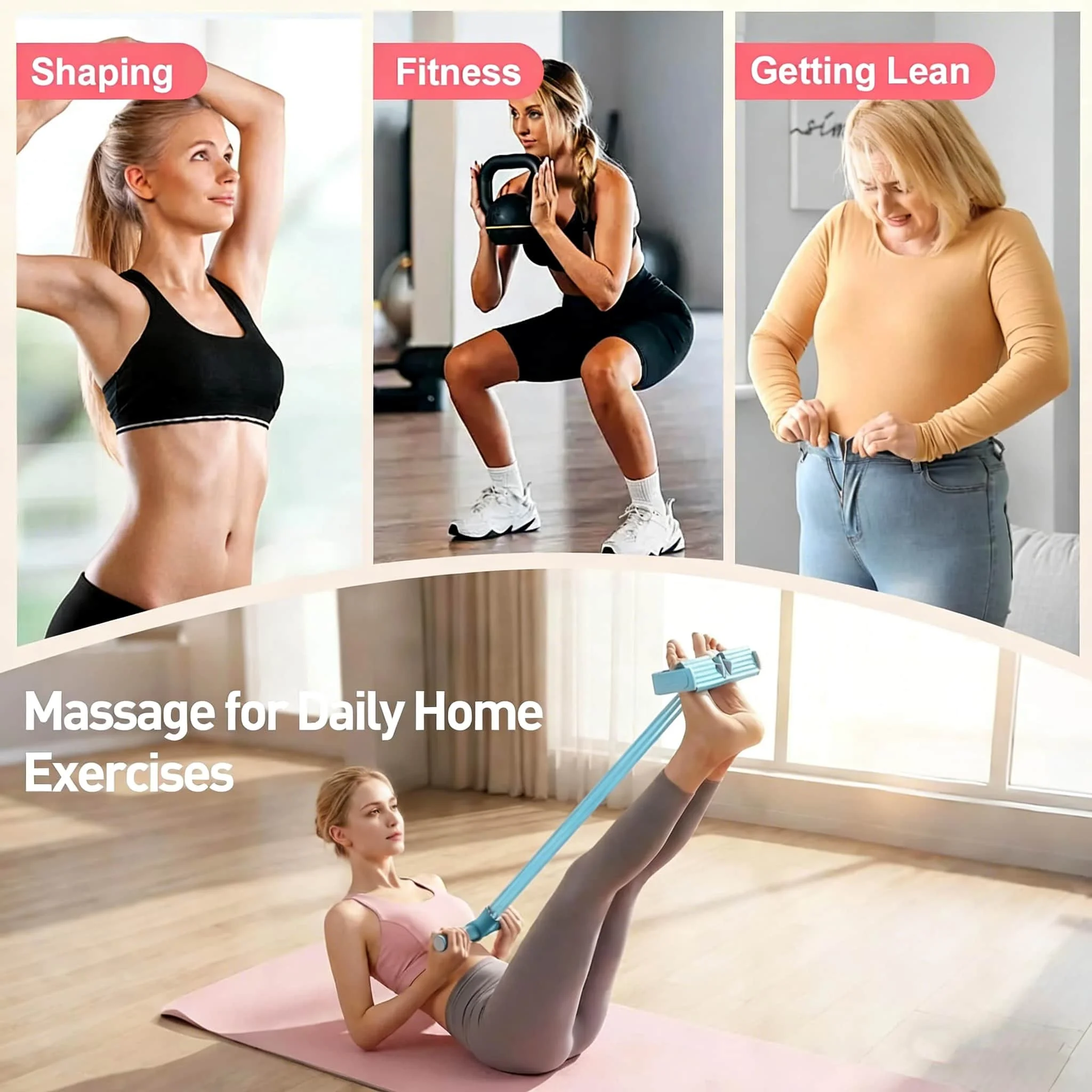Pedal Resistance Exercise Bands 6