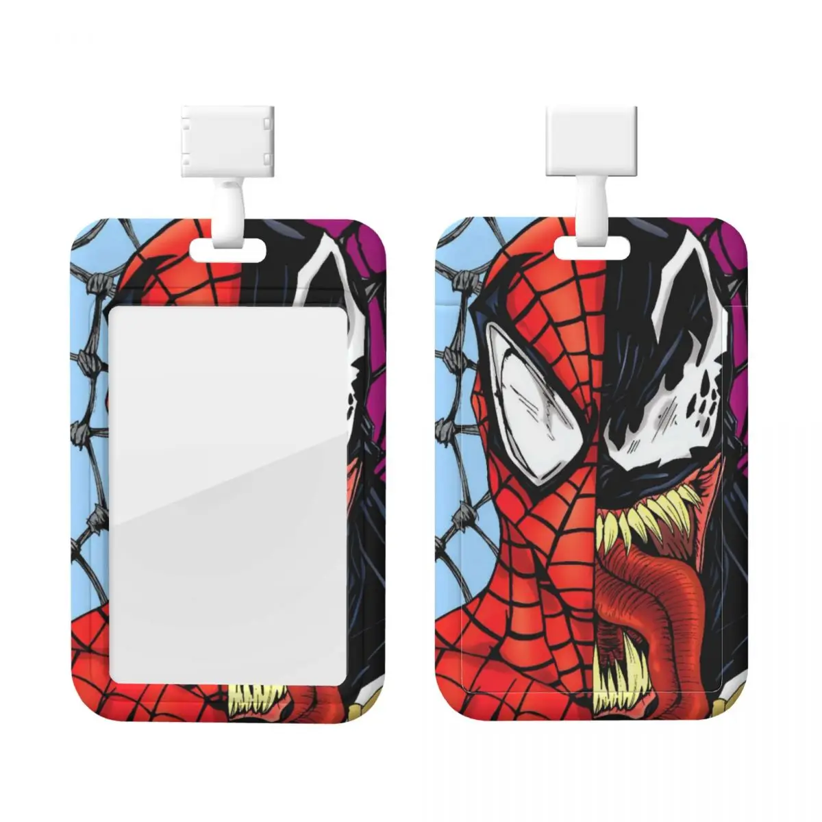

Custom Spider Man Card Badge Holder Hospitals Card Holder Unisex Superhero Cartoon Neck Lanyard Credit Card Holders Neck Strap