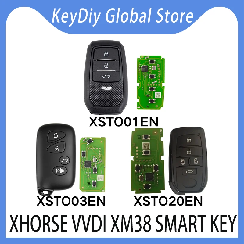 Xhorse XSTO01EN XSTO03EN XSTO20EN VVDI XM38 Smart Key 4D 8A 4A All key lost Add key VVDI Mini key tool Max Key tool Plus VVDI2