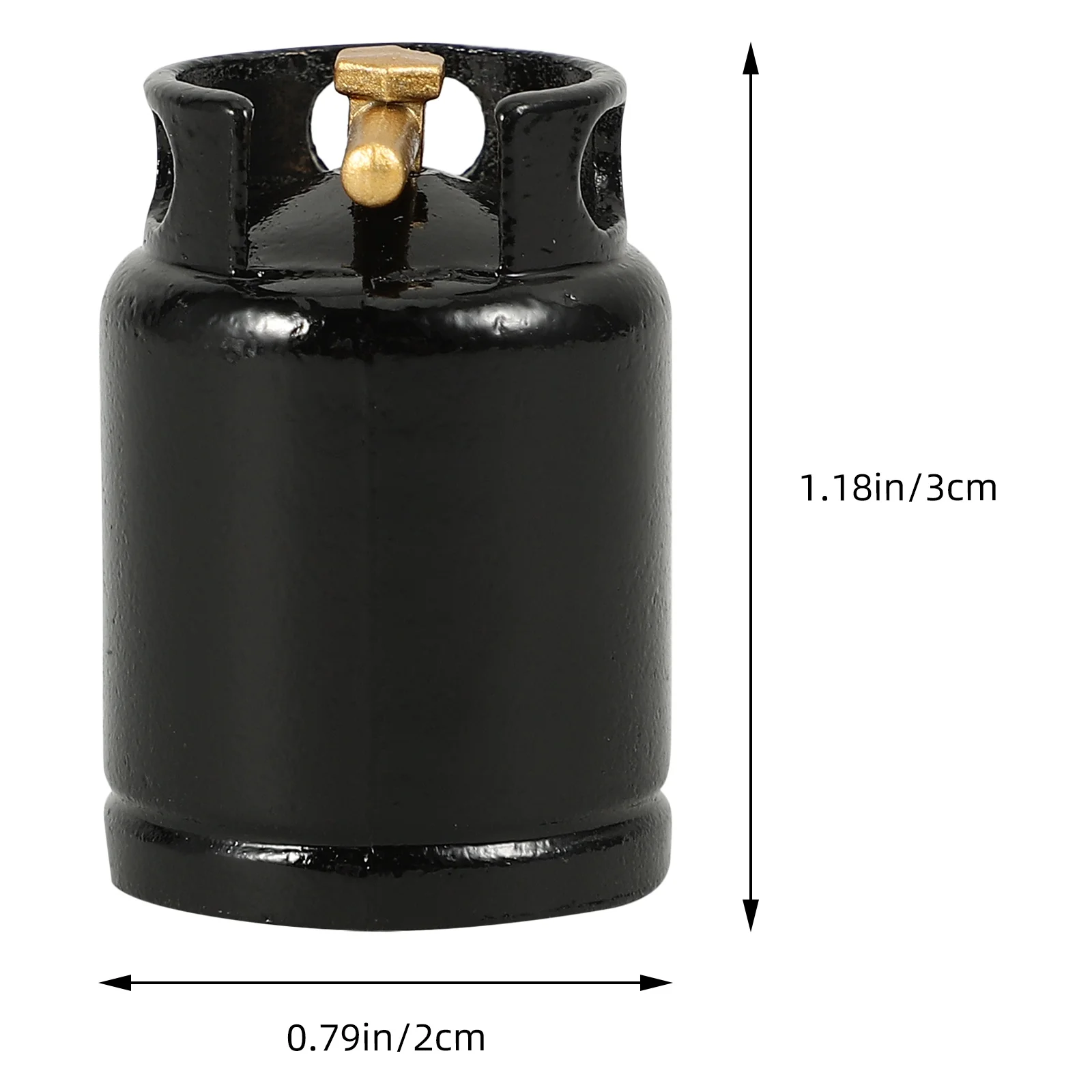 인형 집 액세서리 장식 가스 실린더 미니 장난감 전기 탱크 합금 미니어처 장면 모델