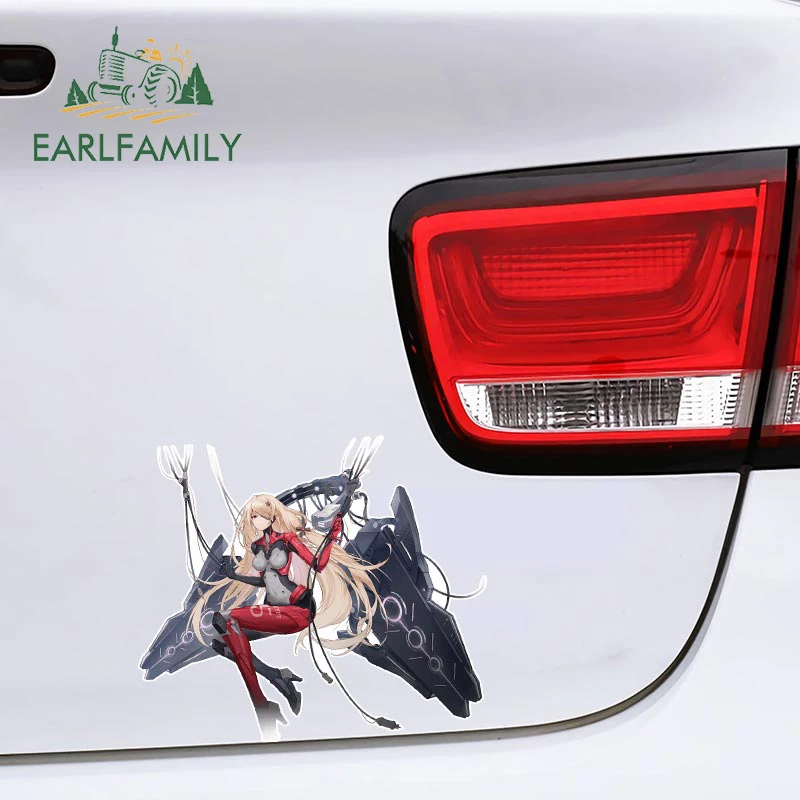 EARLFAMILY 13cm x 11.5cm for TOWER OF FANTASY NEMESIS Decal Motorcycle Car Sticker Waterproof Windows Anime Personality Graphics