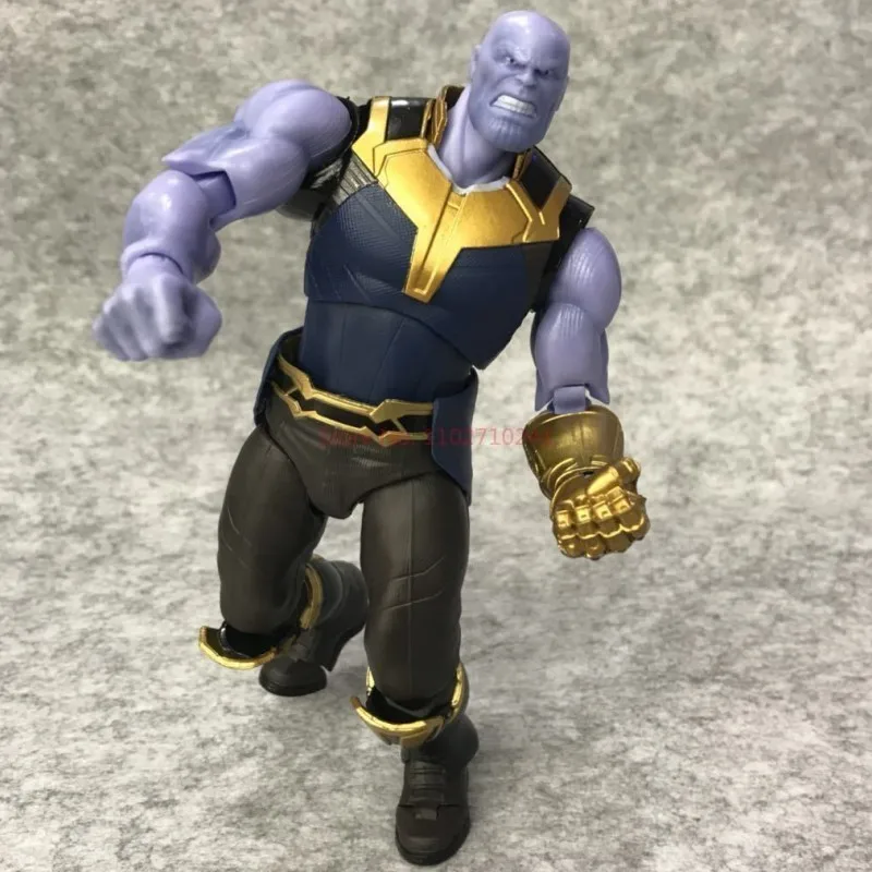 Marvel New Avengers Marvel 4 Endgame Shf Thanos Pvc Action Figure Collectible Model Toy 18cm  Figure Katana Thanos Doll Toy Gift