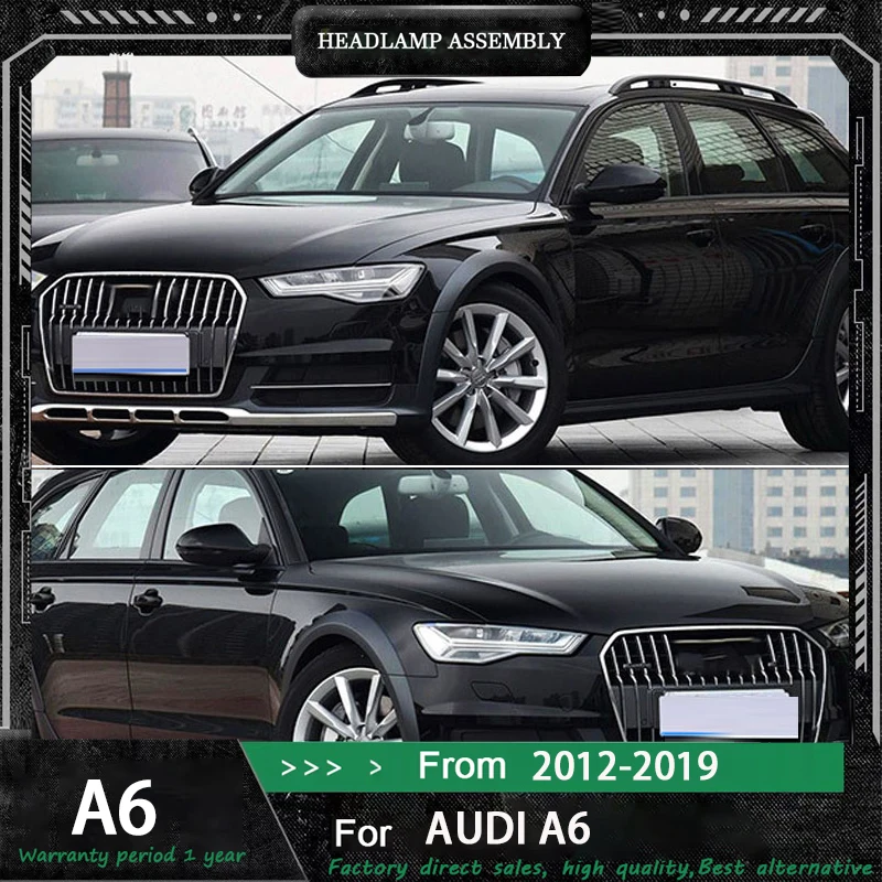 

Car Front Lights Assembly For Audi A6 C7 2012 2013 2014 2015 2016 2017 2018 Accessories A6 LED Headlights DRL Turn Signal Lamp