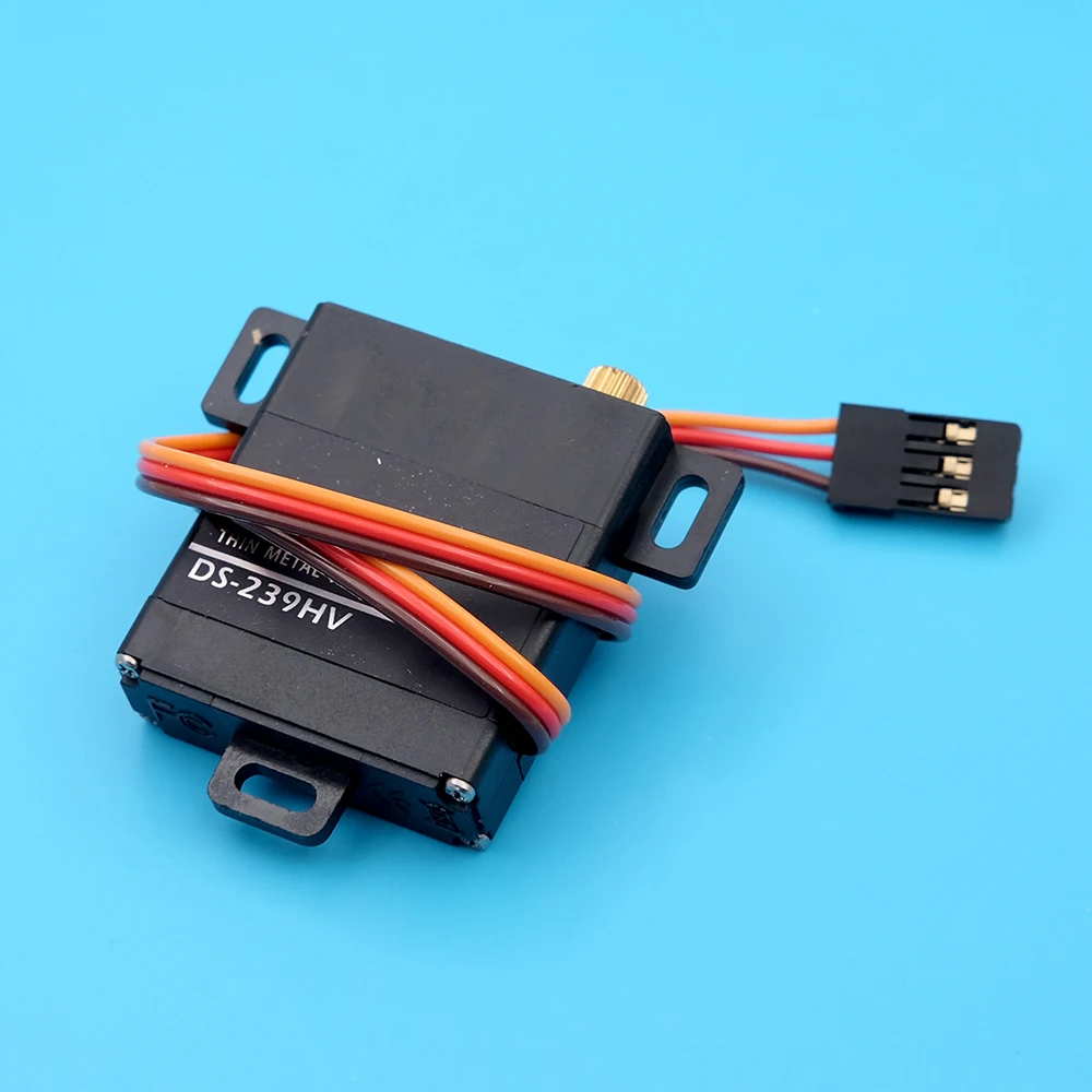 Corona DS239HV DS-239HV 8.4V Digital Slim Wing Servo Ball Bearing Metal Gear 4.6kg / 0.13sec / 22g for RC Glider Plane