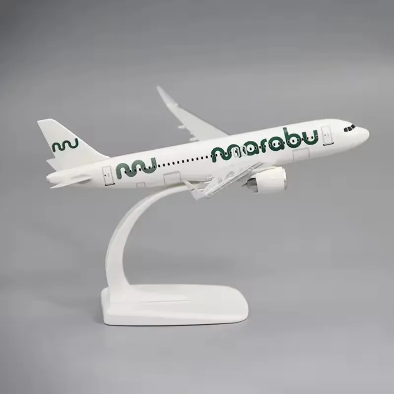 Escala 1:200 A320NEO Marabu aerolínea ABS avión de plástico modelo avión de juguete para ensamblaje de modelos de colección de juguetes de resina