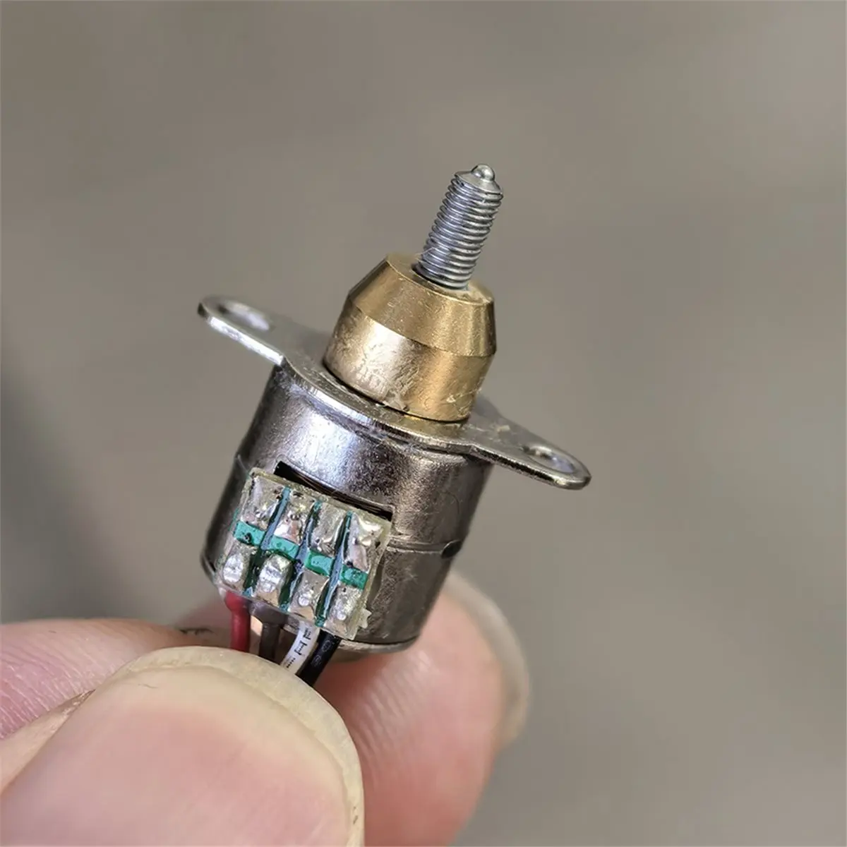 L73A NEW DC 5V 2-Phase 4-Wire 10mm Implementing Push-Pull Stepper Motor Stroke 6mm Linear Actuator,-Driven Linear Motor