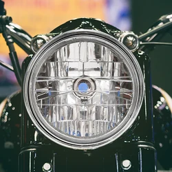 LED Modified Light Round LED Spot Light Super Bright Modified Crystal Headlamp Waterproof 12V 35W P43T for Honda CB400/900 CB750