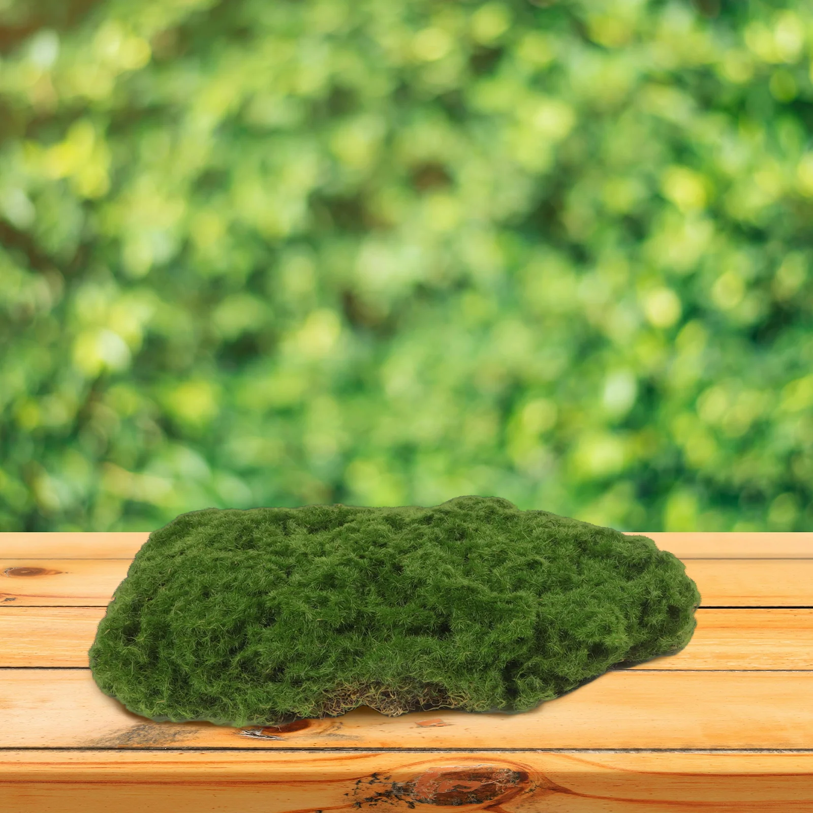 

4 Pcs Artificial Moss Stone Plants Faux Home Decor Dark Green for Landscaping Wall