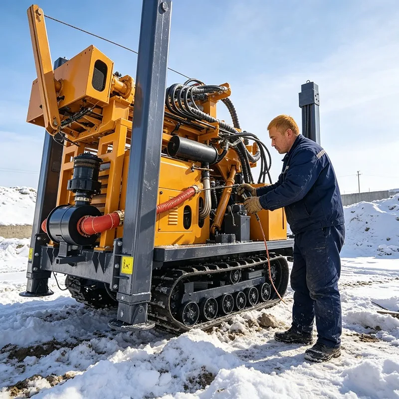 Customized 1000M Deep Underground Core Sample Drilling Rig Crawler Portable Diamond Core Drill Geothermal Drilling Rigs for Sale