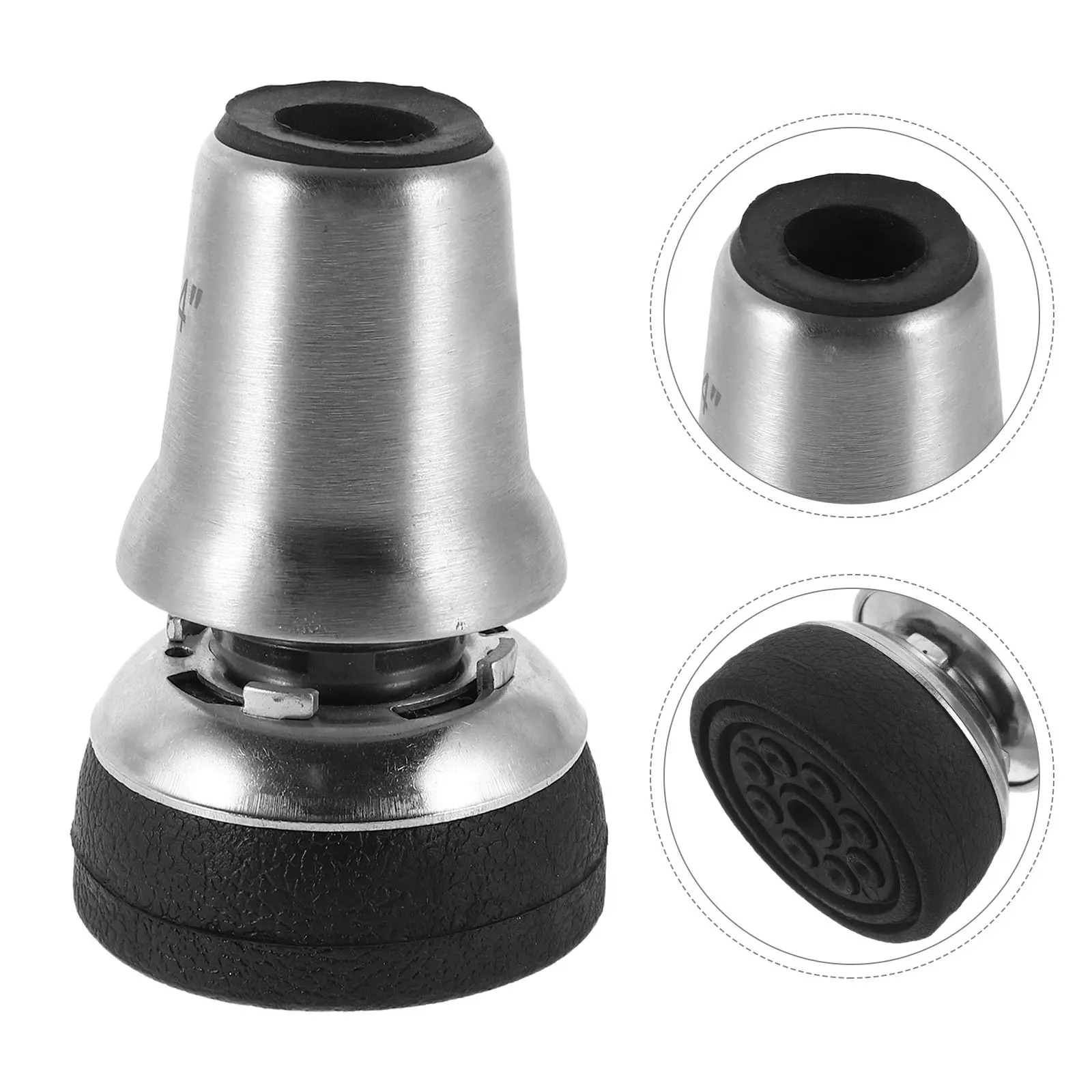 

Универсальный вращающийся резиновый наконечник для трости 3/4 дюйма, противоскользящий, для треккинговых палок, сменный, защитный