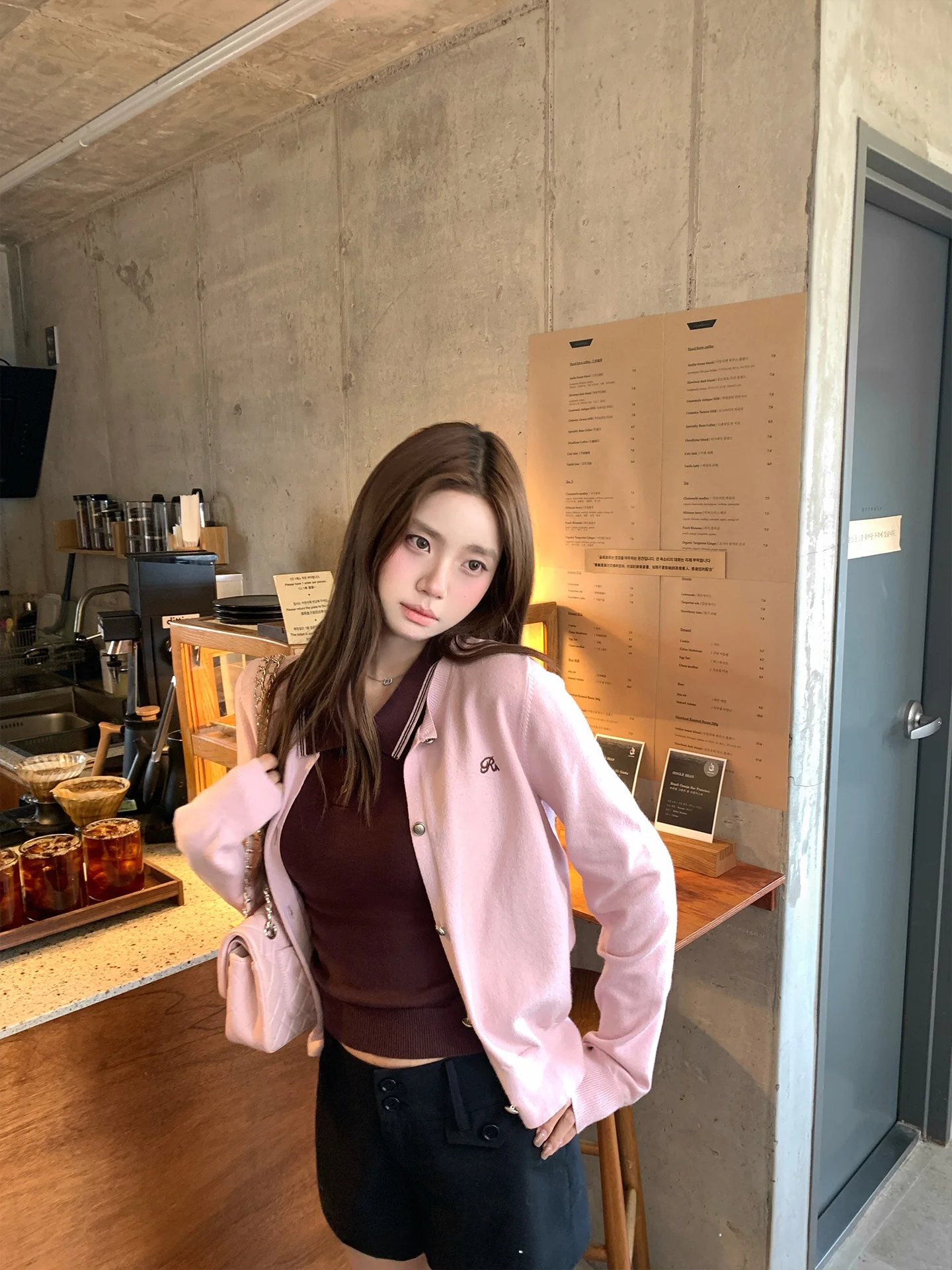 

Комплект из вязаного жакета и жилета Cooky для ранней осени: нежный, уютный, в стиле ретро, корейский, женский модный ансамбль, кардиган с длинными рукавами