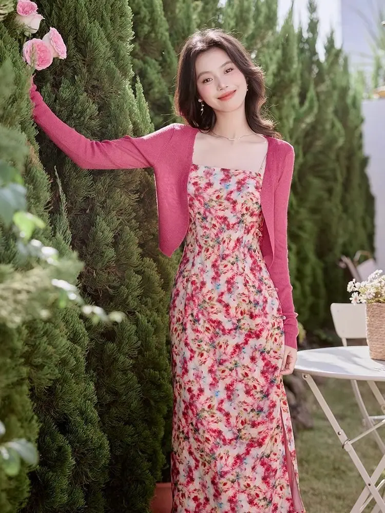 Vestidos femininos de linho gravata cintura em camadas maxi saia beira-mar brunch respirável fresco boho flowy chique relaxado dia de férias formal