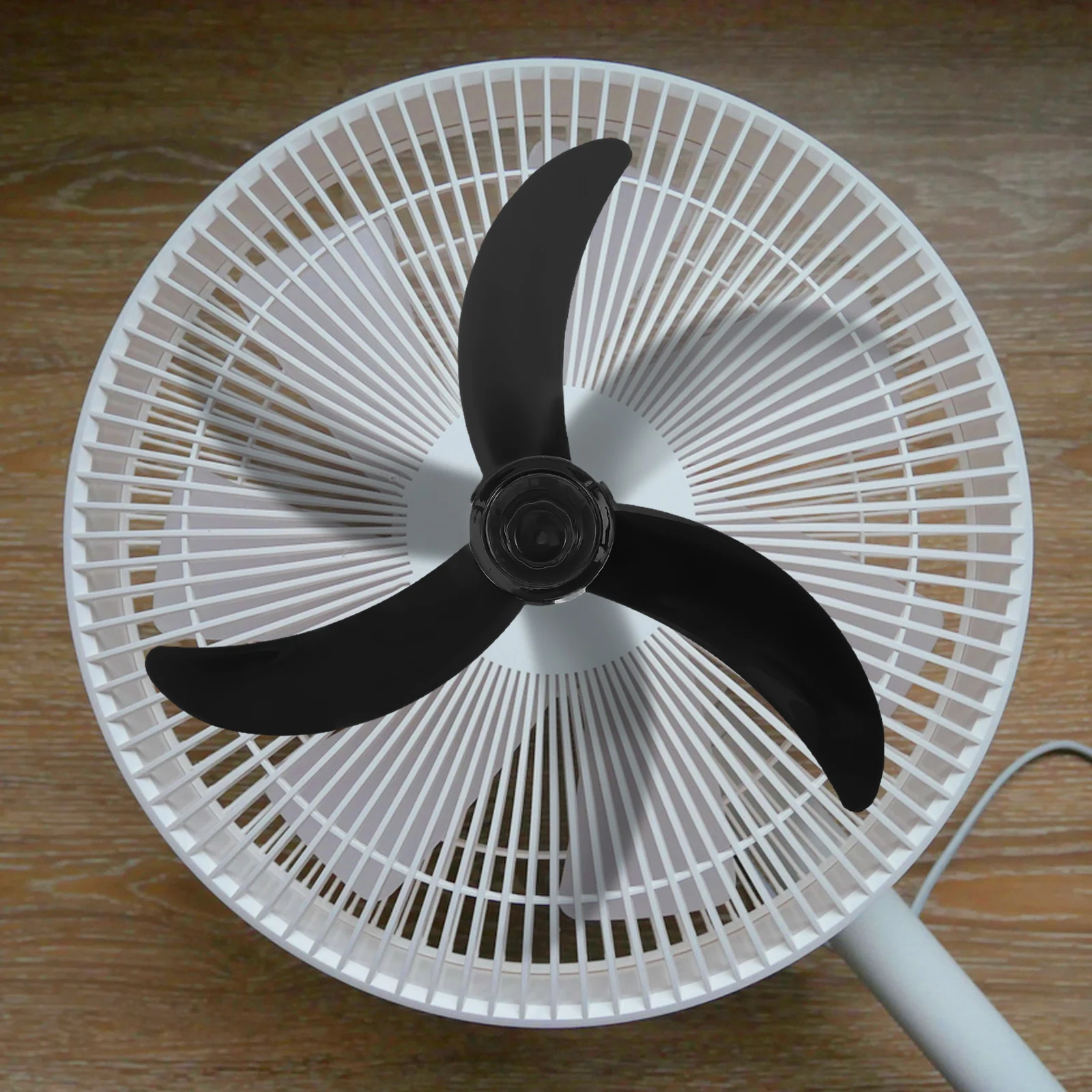 

Black Fan Blades for Table Vertical Replacement Floor Standing Pedestal Accessories Repair Part Plastic Leaves Electric Fans