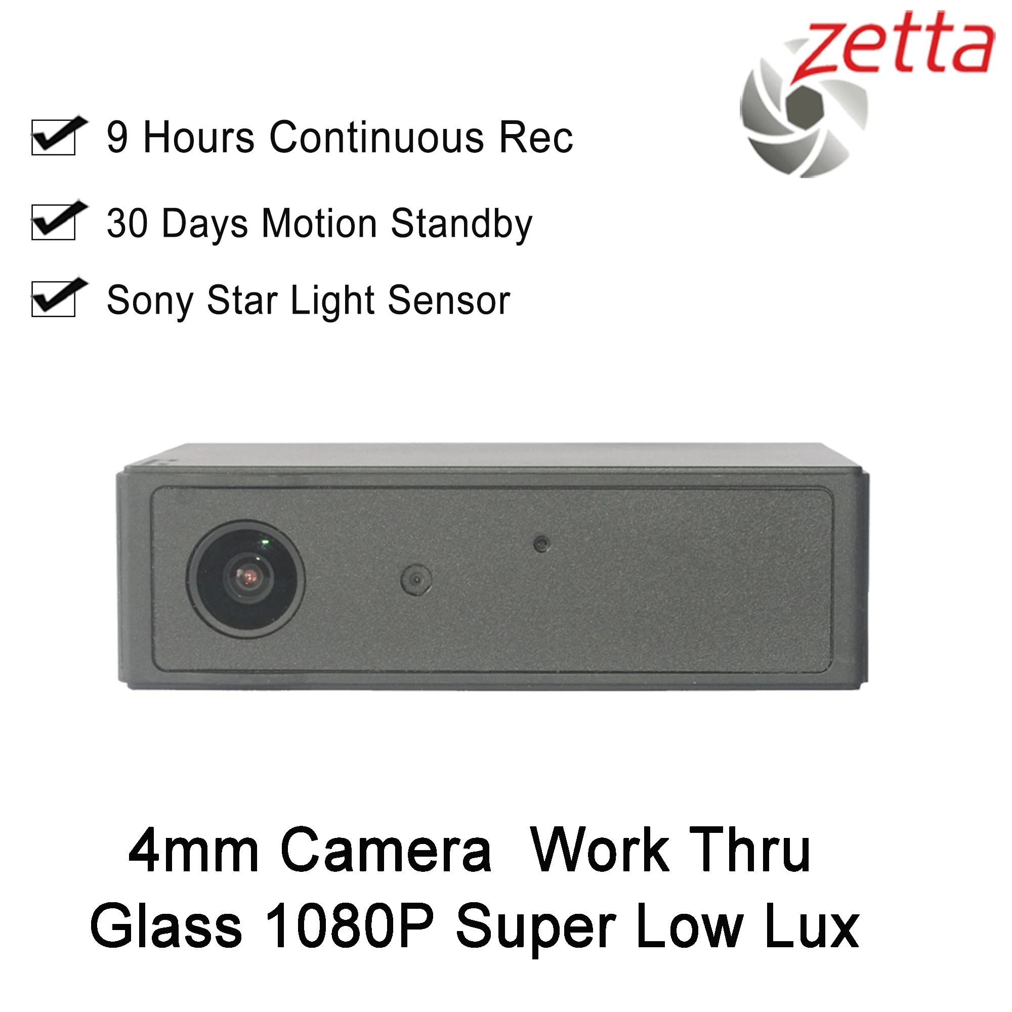 Zetta Z82 Mini DVR Camera 1080P Full HD Motion Detection Star Light Sensor Car Window CCTV Camera 1 Month Recording