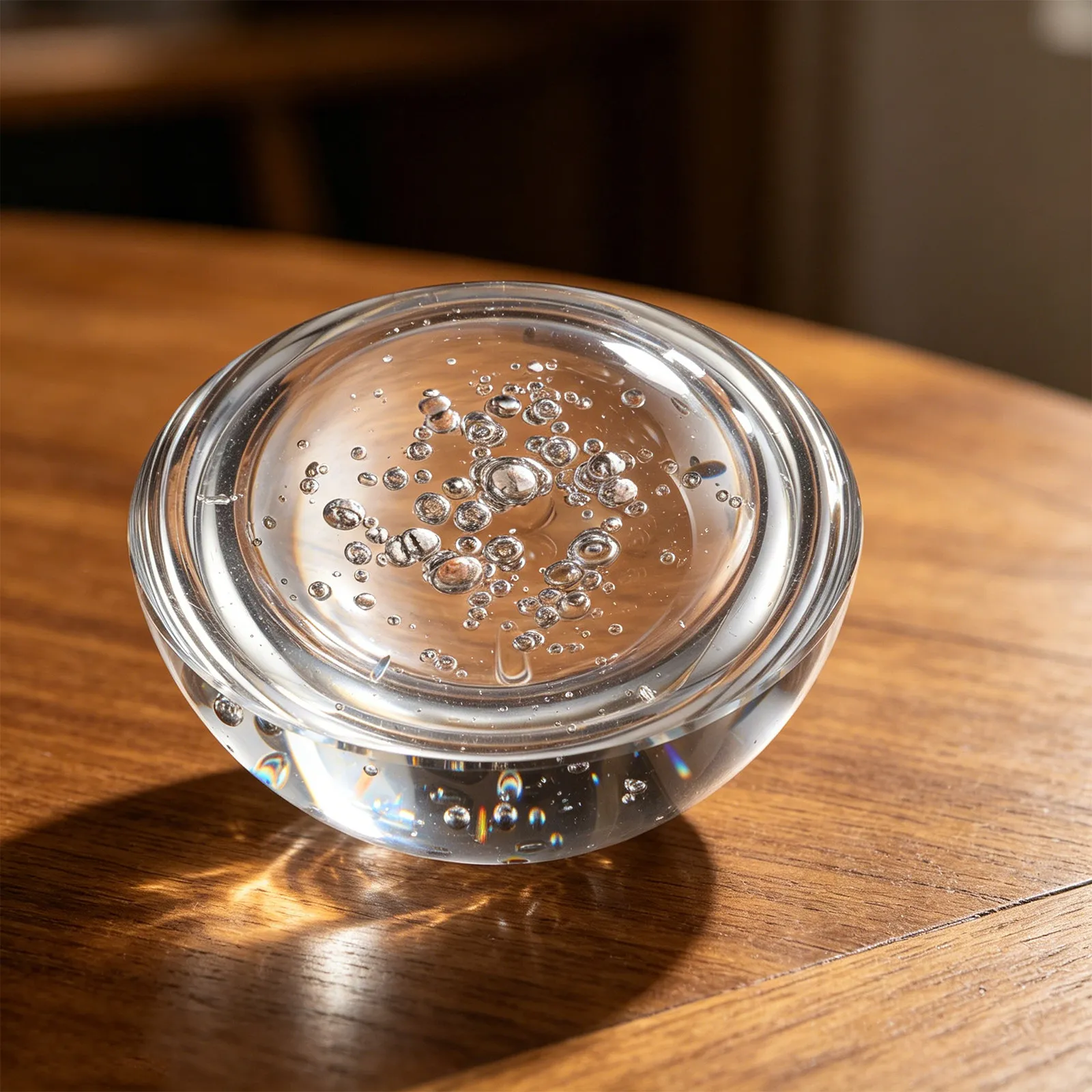 Half Crystal Ball Bubble Crystal Ball Paperweight 100Mm Glass Globe Sphere Lens Decorative Sphere Desktop Globe Fengshui