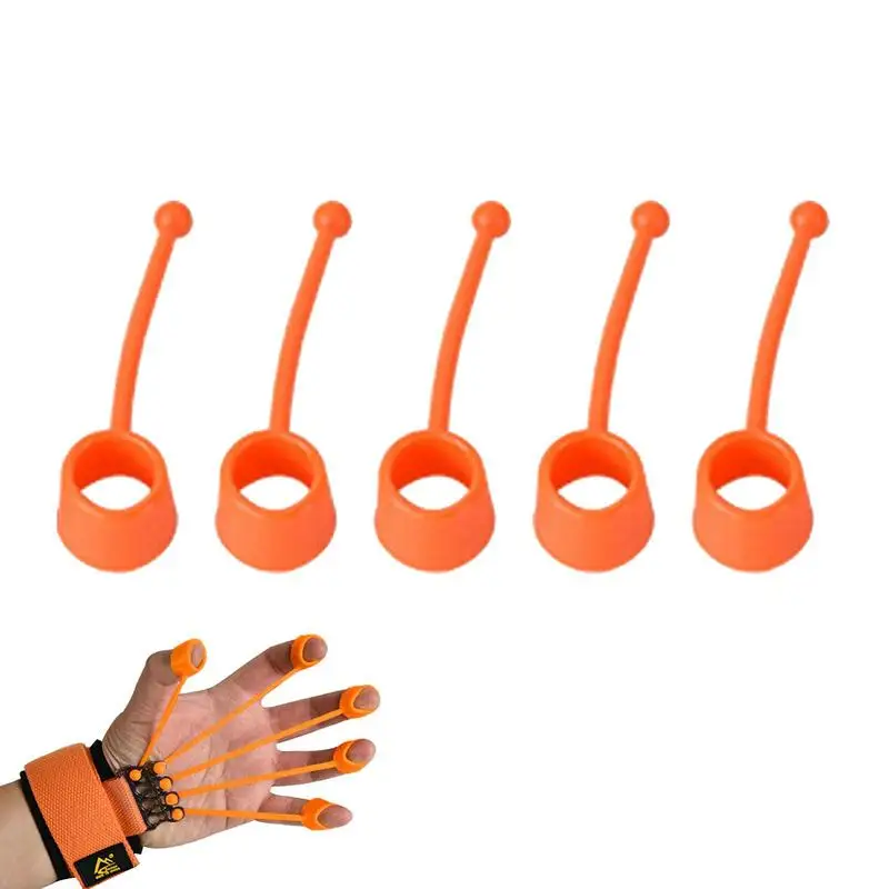 3 Levels Resistance Bands Hand Grip Set Strengthener Exerciser Kit Finger Stretcher Speed Up Rehabilitation 20/40/60lbs