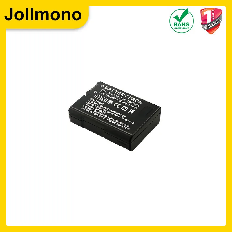 EN-EL14 1500MAH CAMERA BATTERY EN-EL14A FOR Nikon D3100 D3200 D3300 D3400 D3500 D5600 D5100 D5200 P7000 P7800 ENEL14 BATTERY