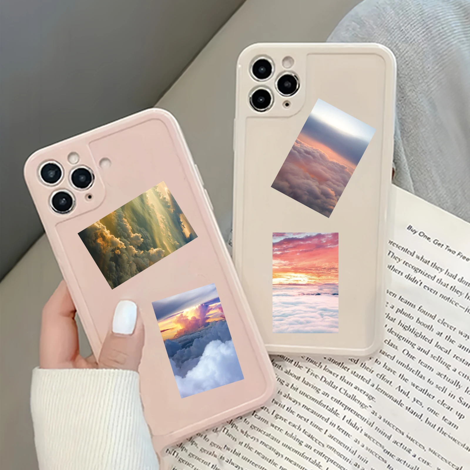 30PCS Sky Sunset Landscape Ins Themed Stickers Decorated Notebook Diary Skateboard Classic Toys And DIY For Student Stationery