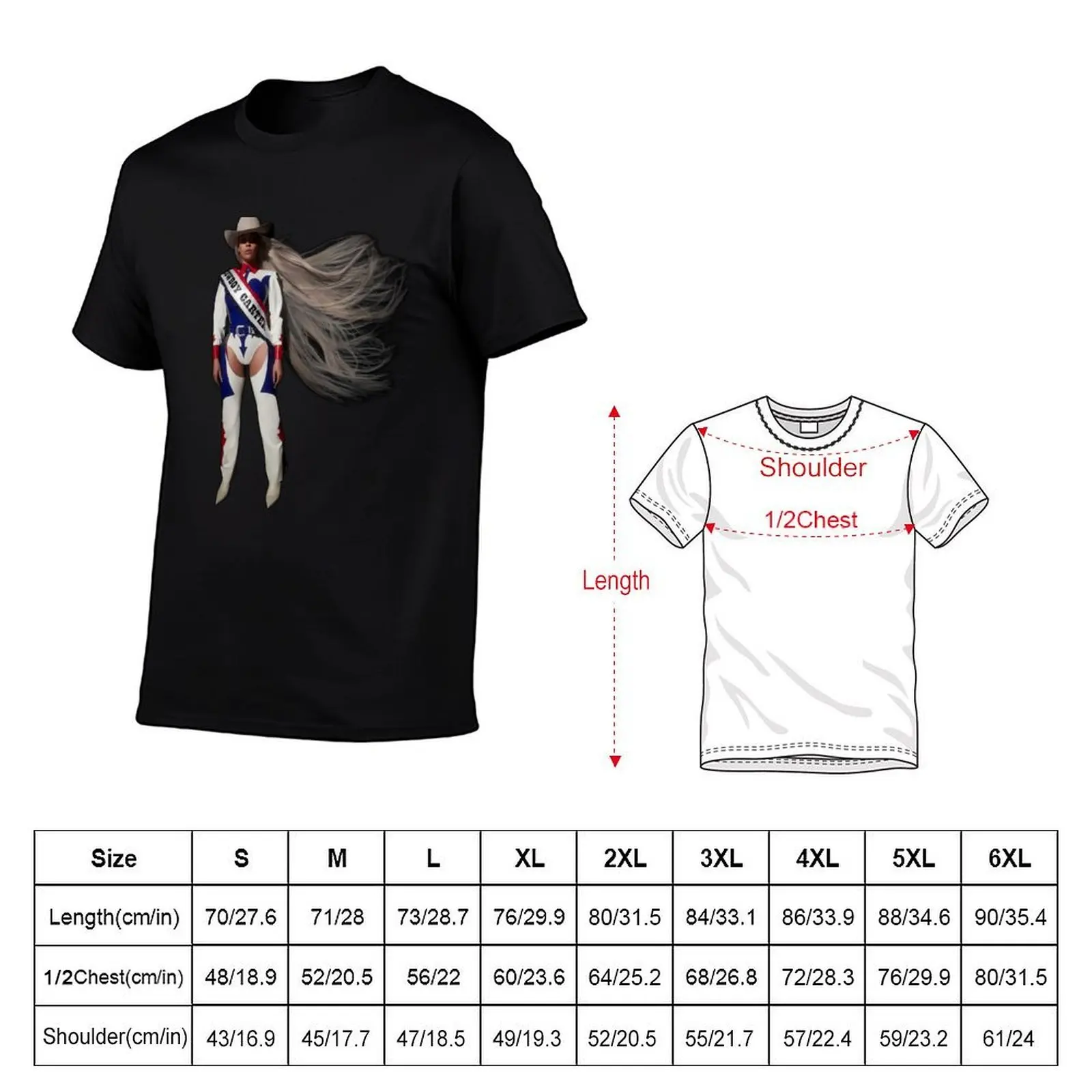 Cowboy Carter Beyoncé T-Shirt basketball graphic tees plain blue archive mens white t shirts