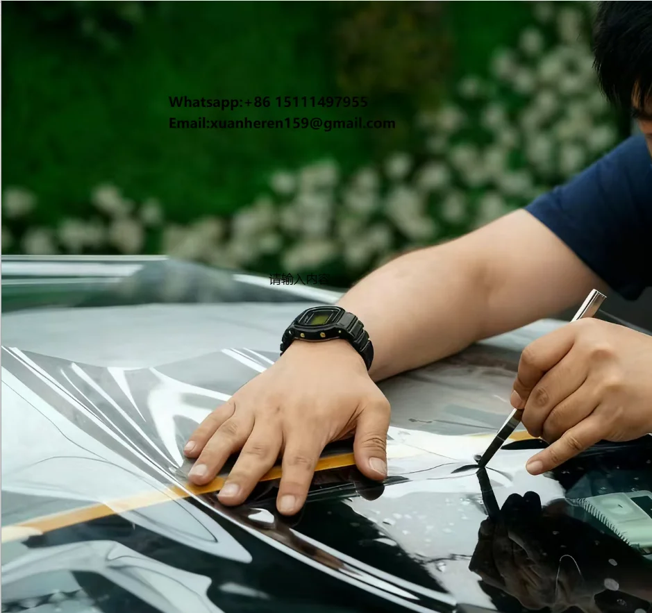 

New TPU Luxury Car Windshield Protective Film with Shatterproof Self Healing Armor and Color Changing