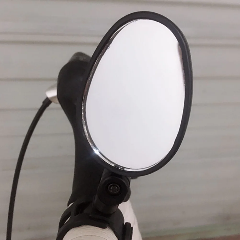 

2Pcs Simple Bike Mirror Professional Modification Accessory Strong Fixation Glass Lens Reliable Performance for Daily Commute