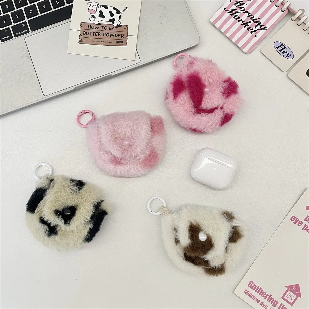 Cute Earphone Storage Bag Snap Button Mini Coin Purse Love Heart Bluetooth Headset Case for Women Girls