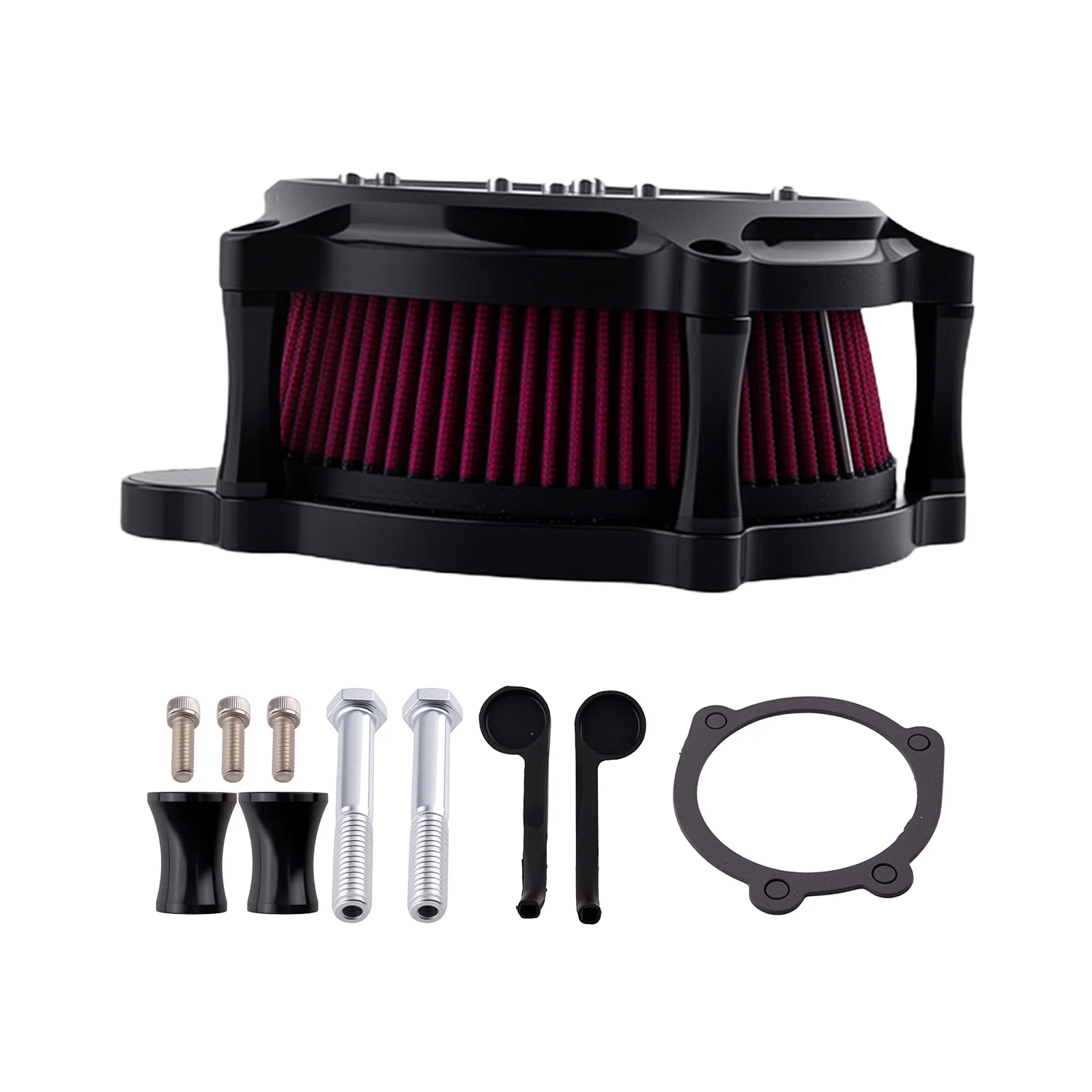 

Red Air Filter Kit for Harley Softail Touring 2000-2015 Billet Aluminum