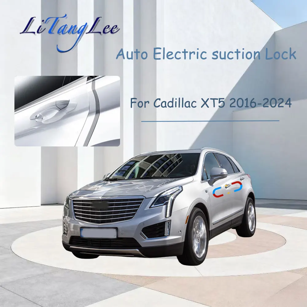 

Для Cadillac XT5 2016-2024 ​ ​ Автомобильная дверная защелка с мягким закрыванием, привод замка, автоматический электрический поглощающий всасывающий бесшумный доводчик