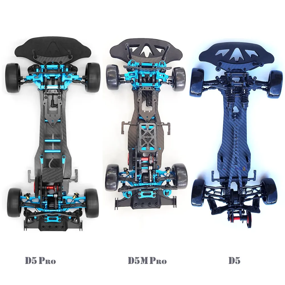 PMM Sakura D5 D5S D5Pro D5M Pro KIT 1:10 4WD RC Car Carbon Fiber Frame 3Racing Al Alloy DIY Model Drift Racing Upgrade Parts