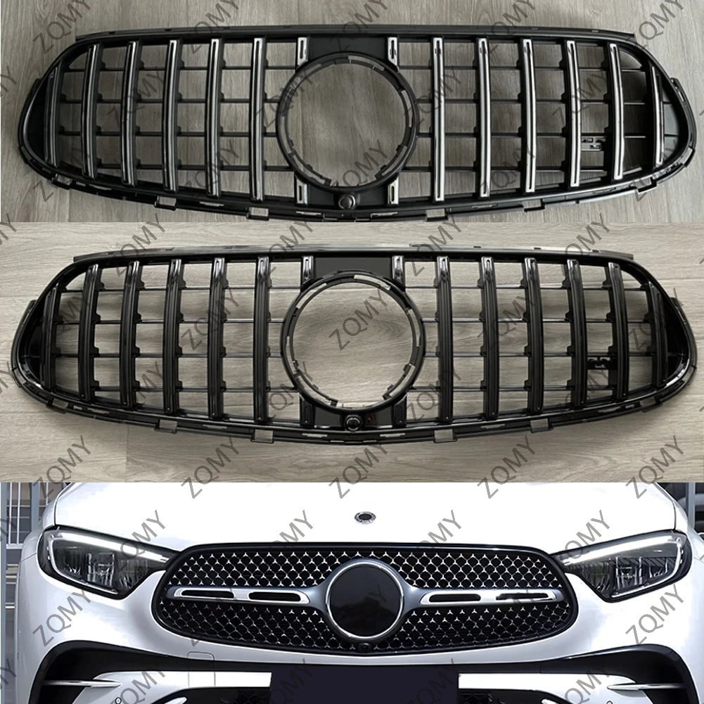 

Car Front Bumper Grille Centre Panel Styling Upper Gril For Mercedes-Benz GLC Class W254 X254 GLC260L GLC300L GLC63 2023 2024+