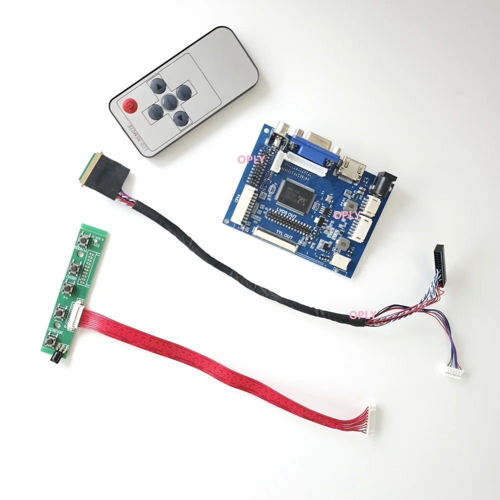 

Kit for LP156WD1-TLA2 LP156WD1-TLB3 LP156WD1 15.6" 40Pin 1600×900 LCD Panel Display Controller board VGA AV HDMI-Compatible WLED
