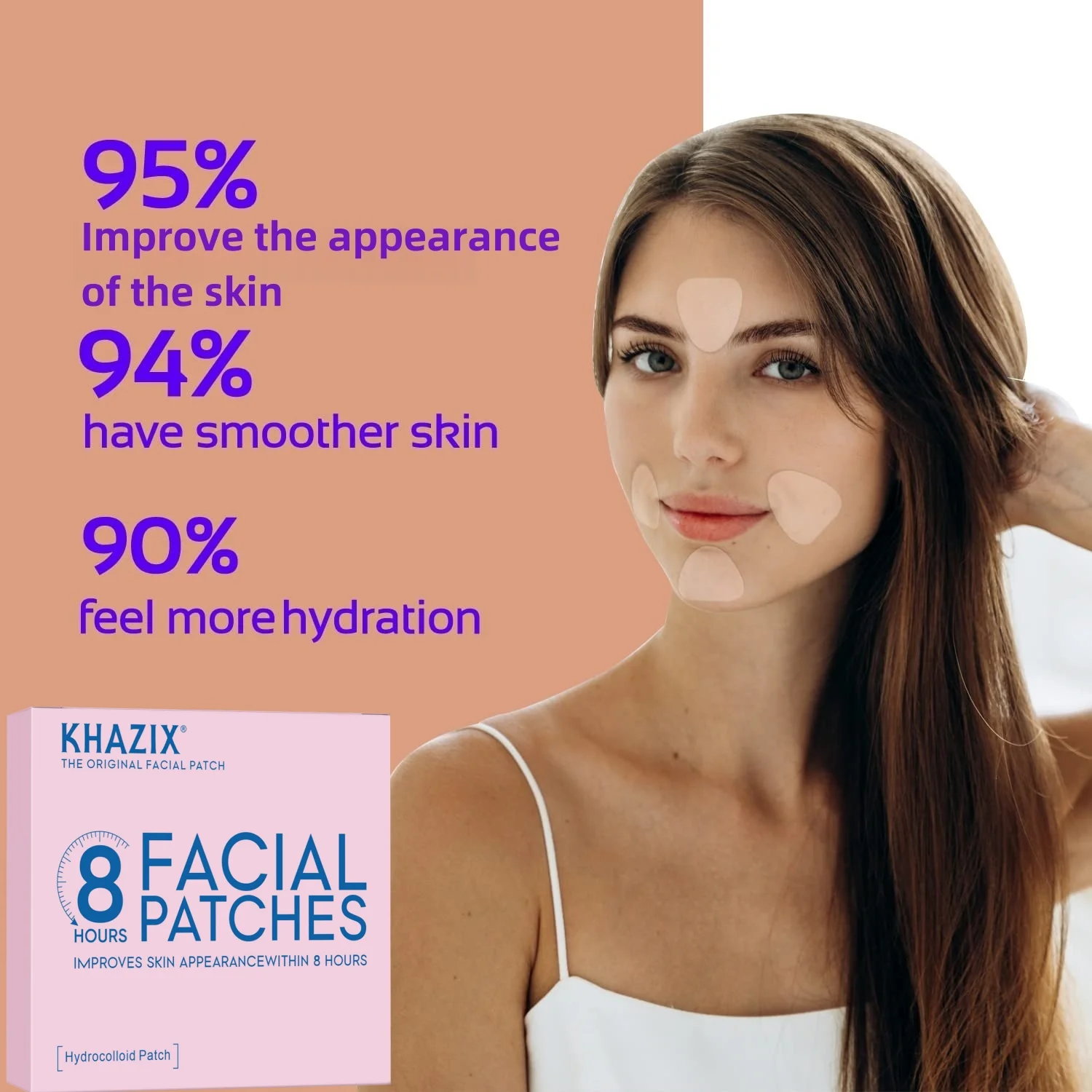 100pcs  Flawless finish  pimple patches for Smoother, Hydrated & Clearer Skin.