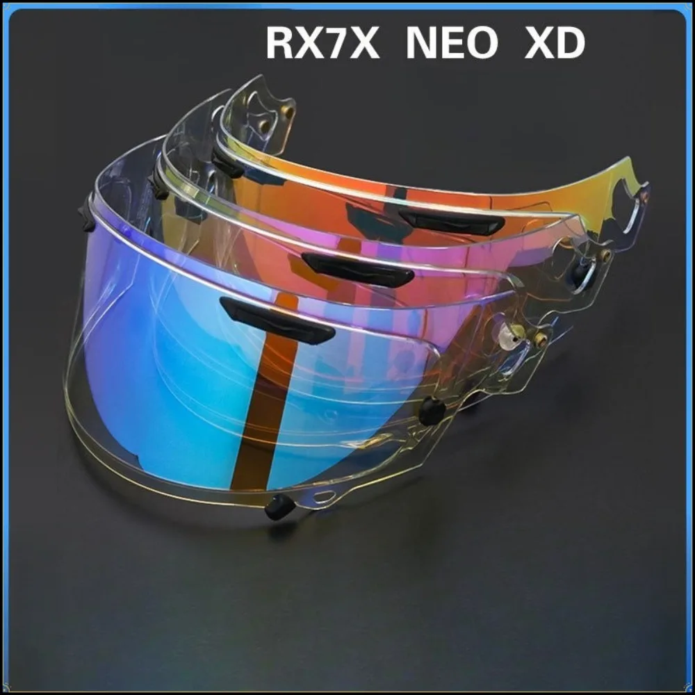 Photochromic Visor Lens with Anti‑Fog Sticker Day‑Night Universal Spare Part for RX7X XD NEO VX GX Racing Helmet