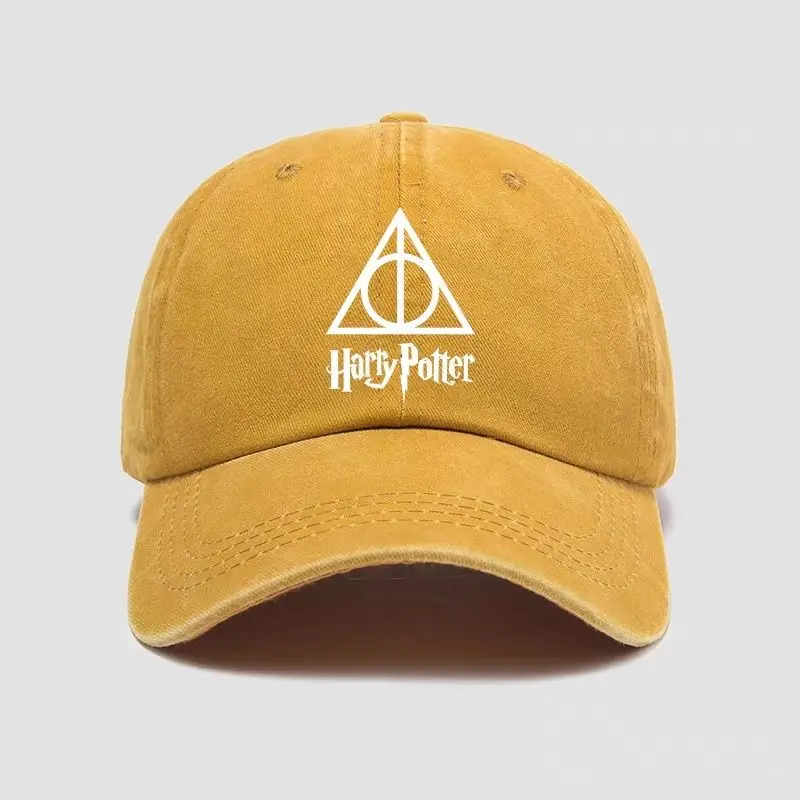 Gorra de Béisbol con Diseño de la Película Harry Potter: Los Reliquias de la Muerte, Gorra Moderna con Visera de Pato para Hombre y Mujer, Protección Solar