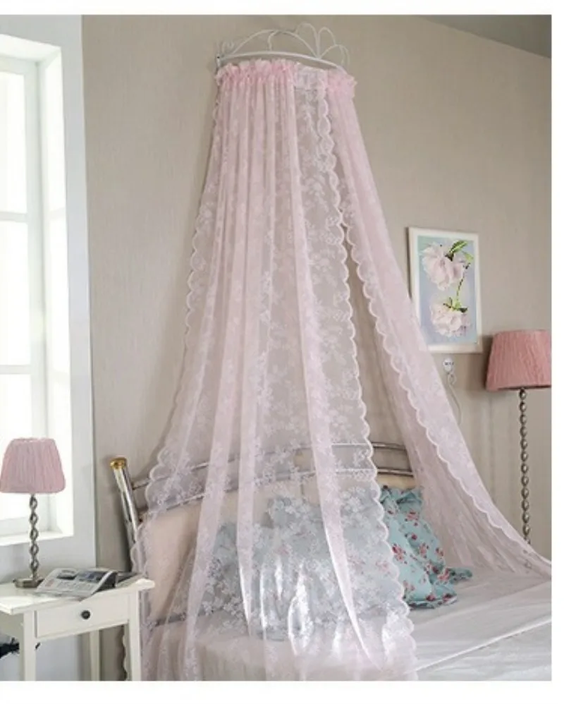 White Pink Grey Lace rose floral tulle Voile sheers Curtains RomanticCurtain Home Decoration 5 SIZE