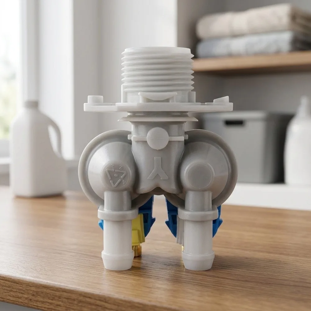 High Performance Inlet Valve Water Inlet Valve Front Load Washer Part Washer Fill Valve Built-in Sealing Gaskets