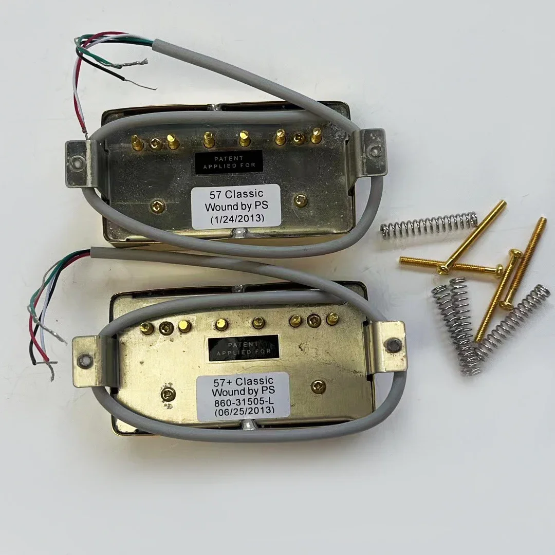 Alnico II Humbucker bickups للغيتار ، نيكل كلاسيكي بالإضافة إلى 4C ، 57 كلاسيكي ، مجموعة واحدة