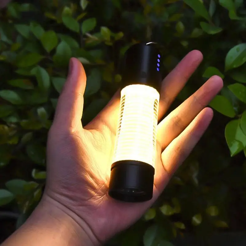 Luces de Camping para tienda de campaña, luces impermeables para acampar, luz de inspección ajustable, luz portátil multifuncional para tienda con Metal