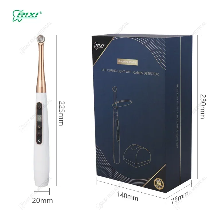 De ntal LED Curing With De ntal Caries Detection UV One Second Curing Light