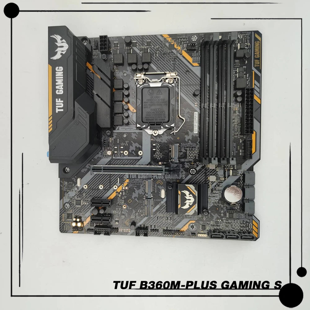 For ASUS Desktop Motherboard for LGA 1151 DDR4 USB3.0 USB3.1 64GB TUF B360M-PLUS GAMING S