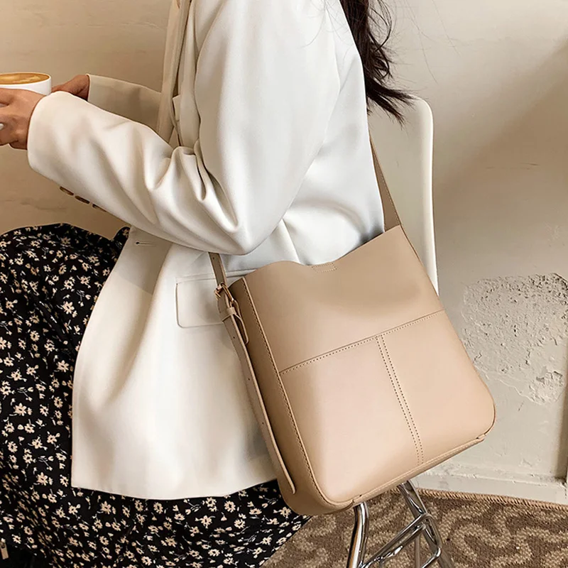 Women Shoulder Bag PU Leather Women Handbags Female Multifunctional Large Capacity Shoulder Bags Fashion Crossbody Bags