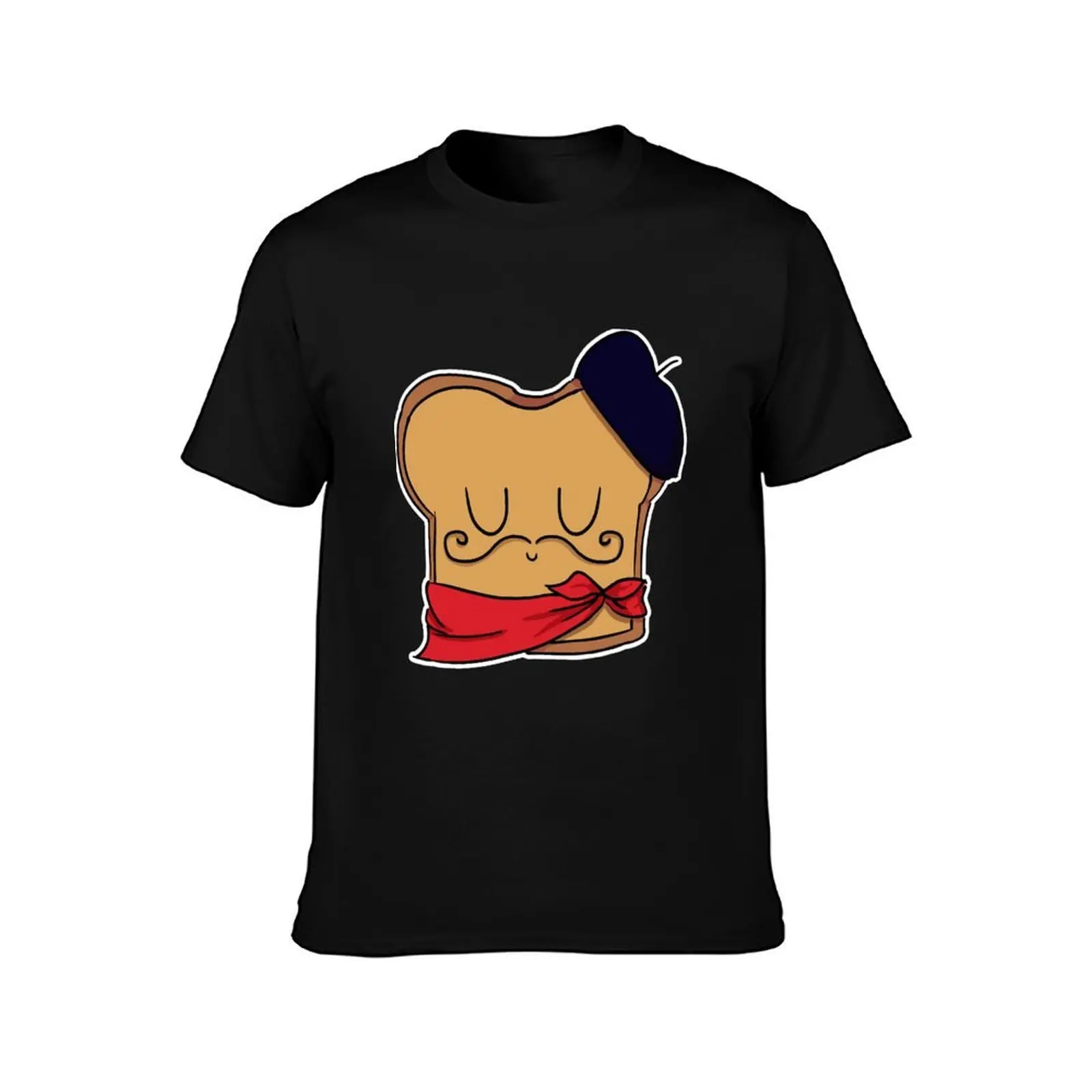 French Toast T-Shirt Simple Casual Short Sleeve Cotton T-Shirt