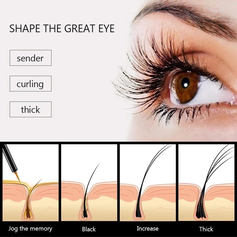 Eyelash Growth Eye Serum 7 Day Eyelash Enhancer Longer Fuller Thicker Lashes Eyelashes and Eyebrows Enhancer Eye Care