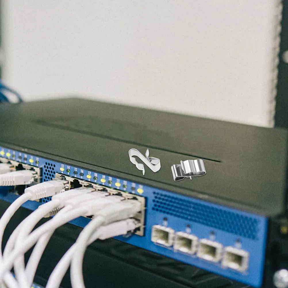 

20Pcs Stainless Steel Solar Cable Clamps Photovoltaic Wire Harness Clips Wiring Frame Panel Module Fixing Clips